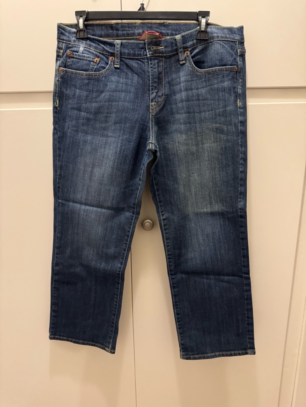 Lucky Brand Jeans Crop - Blue Denim